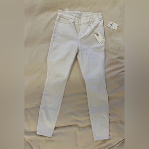 NWT Good American cross waist white denim jeans size 6/28